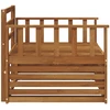 2 vnt. Lauko sofa Natūrali