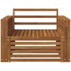 2 vnt. Lauko sofa Natūrali
