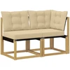 Lauko vidurinė ir kampinė sofa 2 vnt. 2 vietos