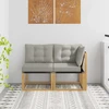 Lauko vidurinė ir kampinė sofa 2 vnt. 2 vietos