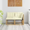 Lauko vidurinė ir kampinė sofa 2 vnt. 2 vietos