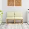 Lauko Vidurinis Sofa 2 vnt. 2 vietos Kietos akacijos mediena