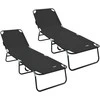 Sulankstomas gultas 2 pcs Juoda 188 x 57 x 86,5 cm Poliesteris