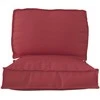 Pallet pagalvių rinkinys 2 pcs Vyno raudona Oksfordo audinys