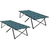 Sulankstoma Kempingo Lova Lapelis 2 pcs Miškas 206 x 76 x 74 cm