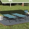 Sulankstoma Kempingo Lova Lapelis 2 pcs Miškas 206 x 76 x 74 cm