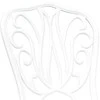 Lauko baldų komplektas Sodo Bistro Rinkinys 3 pcs Balta Aliuminis
