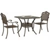 Sodo stalo komplektas 3 pcs Bronzinė Liejamasis aliuminis