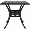 Sodo stalo komplektas 3 pcs Juoda Liejamasis aliuminis
