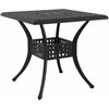 Sodo stalo komplektas 3 pcs Juoda Liejamasis aliuminis