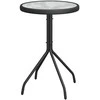 Lauko baldų komplektas Sodo Bistro Rinkinys 3 pcs Juoda Plienas
