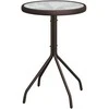 Lauko baldų komplektas Sodo Bistro Rinkinys 3 pcs Ruda Plienas