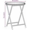 Lauko baldų komplektas Sodo Bistro Rinkinys 3 pcs Smėlio poliratanas