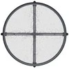 Lauko baldų komplektas Sodo Bistro Rinkinys 3 pcs Pilka Plienas
