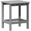 Sodo Kėdė 3 pcs Šviesiai pilka 80.5 x 74.5 x 92 cm Polietilenas