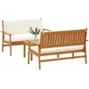 Sodo Sofų Rinkinys 3 pcs Ruda 120 x 65,5 x 79 cm