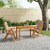 Garden Dining Set Natūrali Kietos akacijos mediena