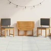 Lauko baldų komplektas Sodo Bistro Rinkinys 3 pcs Ruda Kietos akacijos mediena