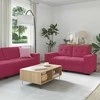 Sofa Sofos komplektas 3 pcs Vėjo raudona 221 x 80 x 80 cm Aksomas