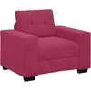 Sofa Sofos komplektas 3 pcs Vėjo raudona 221 x 80 x 80 cm Aksomas
