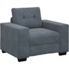 Sofa Sofos komplektas 3 pcs Tamsiai pilka 221 x 80 x 80 cm Aksomas
