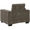 Sofa 3 pcs Tamsiai pilka 221 x 80 x 80 cm Lino mišinio audinys