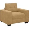 Sofa Sofos komplektas 3 pcs Ruda 221 x 80 x 80 cm Aksomas