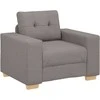 Sofa 3 pcs Tortora 221 x 80 x 80 cm Lino mišinio audinys