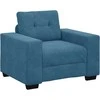 Sofa Sofos komplektas 3 pcs Mėlyna 221 x 80 x 80 cm Aksomas
