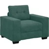 Sofa Sofos komplektas 3 pcs Tamsiai žalia 221 x 80 x 80 cm Aksomas