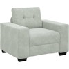 Sofa Sofos komplektas 3 pcs Šviesiai pilka 221 x 80 x 80 cm Aksomas