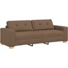 Sofa 3 pcs Ruda 221 x 80 x 80 cm Lino mišinio audinys