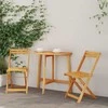 Lauko baldų komplektas Bistro komplektas 3 pcs Natūralus aliejus