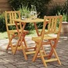 Lauko baldų komplektas Bistro komplektas 3 pcs Natūralus aliejus