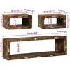 TV spintelių komplektas 3 vnt. Įvairiaspalvis 100 x 30 x 32 cm