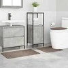 Antisklidus vonios kilimėlių rinkinys 3 pcs Ruda PP