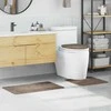 Antisklidus vonios kilimėlių rinkinys 3 pcs Ruda PP
