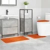 Antisklidus vonios kilimėlių rinkinys 3 pcs Oranžinė PP