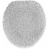 Antisklidus vonios kilimėlių rinkinys 3 pcs Pilka PP