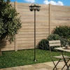 Pakabinamas šviestuvas 3-Head Lamp Post Juoda 16 x 16 x 187 cm Aliuminis ir ABS