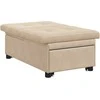 Ištraukiama sofa-lova Kreminė 194 x 67 x 82 cm Mikropluoštas