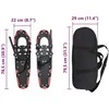 3 in 1 sniego batai Raudona ir Juoda 78,5 x 22 cm