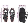 3 in 1 sniego batai Raudona ir Juoda 63 x 21 cm