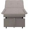 Ištraukiama sofa-lova Taupe 194 x 50 x 82 cm audinys