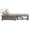 Ištraukiama sofa-lova Taupe 194 x 50 x 82 cm audinys