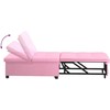 Ištraukiama sofa-lova Rožinė 194 x 50 x 82 cm audinys