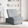 Ištraukiama sofa-lova Šviesiai pilka 194 x 50 x 82 cm audinys