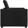 Ištraukiamas sofa-lova vienvietis Juoda 90 x 165 x 87 cm