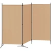 3-panelis kambario skirstytuvas Smėlio 260 x 180 cm Audinys