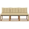 3 Vienetas Lauko vidurinė sofa